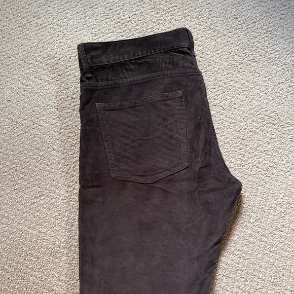 J Crew Brown corduroy pants, Style 484, size 32x32 - Picture 4 of 5